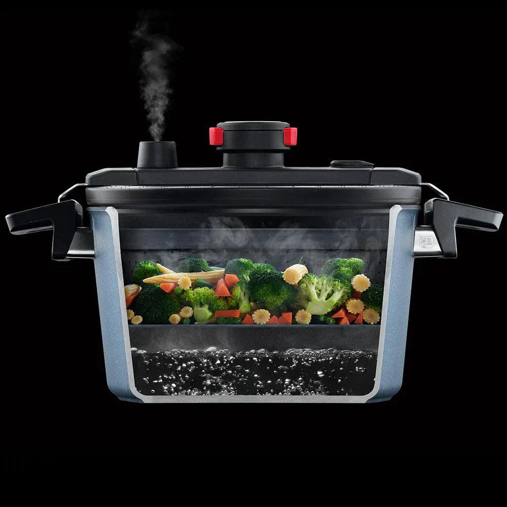 [Leve 2, Pague 1] Panela de Pressão MaxPress Multifunções Cerâmica Alta Performance + BRINDE: Kit Utensílios