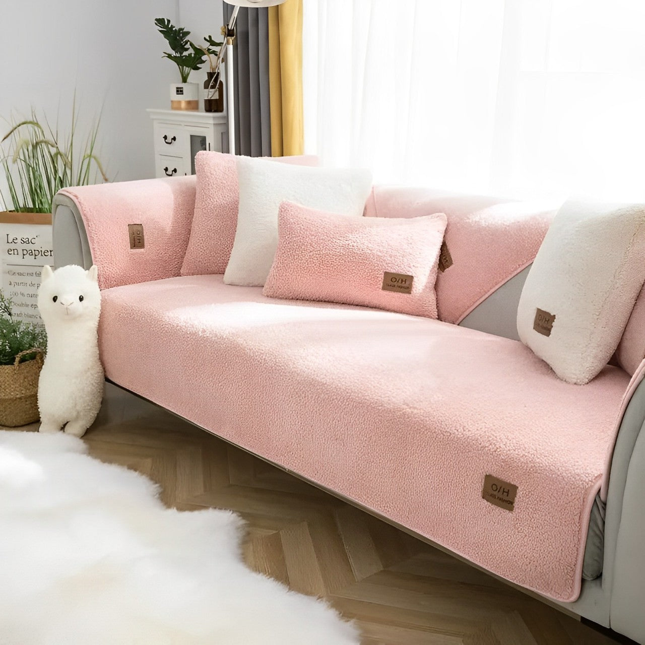 [Pague 1, Leve 2] Capa de Sofá Solene + 2 Almofadas (BRINDE)