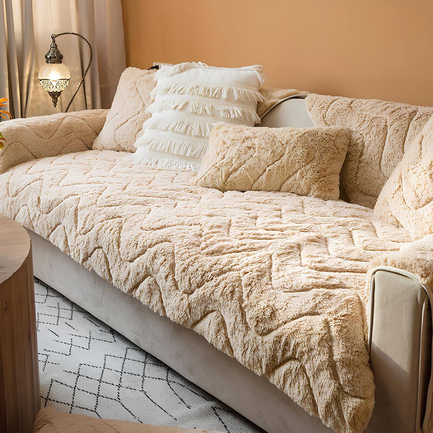 [Pague 1, Leve 2] Capa de Sofá Isabelle + 2 Almofadas (BRINDE)