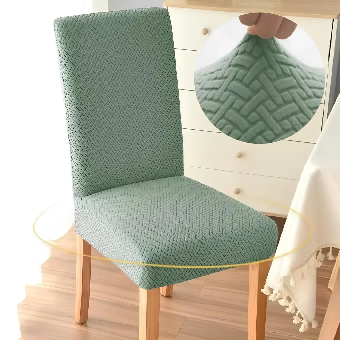 Conjunto de Capa Protetora Elástica para Cadeira Universal