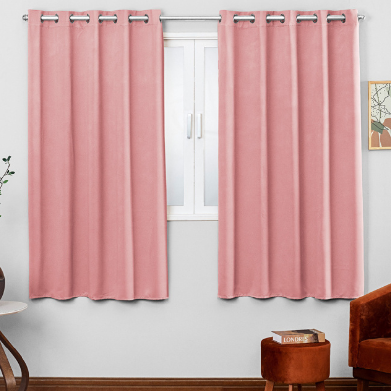 Cortina Blackout com Tecido Roma Para Varão de 2 Metros