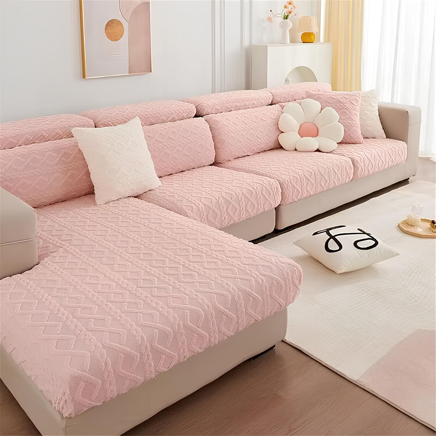 [Pague 1, Leve 2] Capa de Sofá Liana + 2 Almofadas (BRINDE)