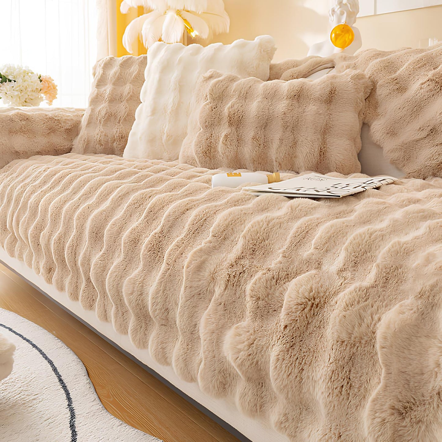 [Pague 1, Leve 2] Capa de Sofá Nara + 2 Almofadas (BRINDE)