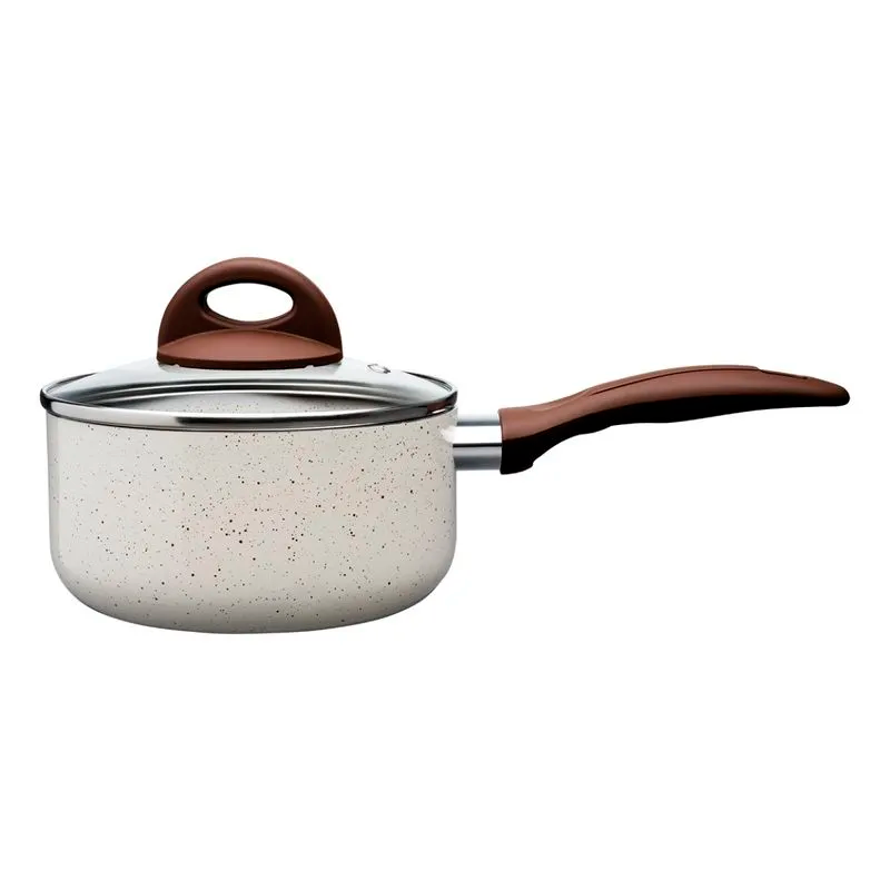 Kit Jogo de 8 Panelas Inox com Revestimento Antiaderente Cerâmico + BRINDE: Utensílios