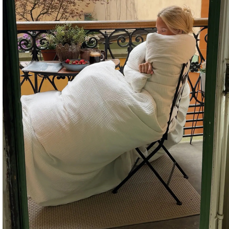 Edredom Cloud Dupla Face em Algodão Egípcio